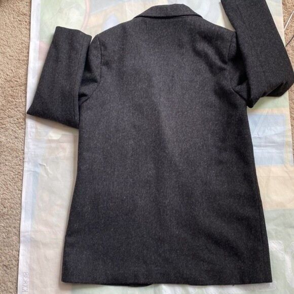 Sag Harbor Womens Blazer Heather Black Wool Rich Blend Jacket Sz 8 100%Pure Wool - Picture 9 of 12